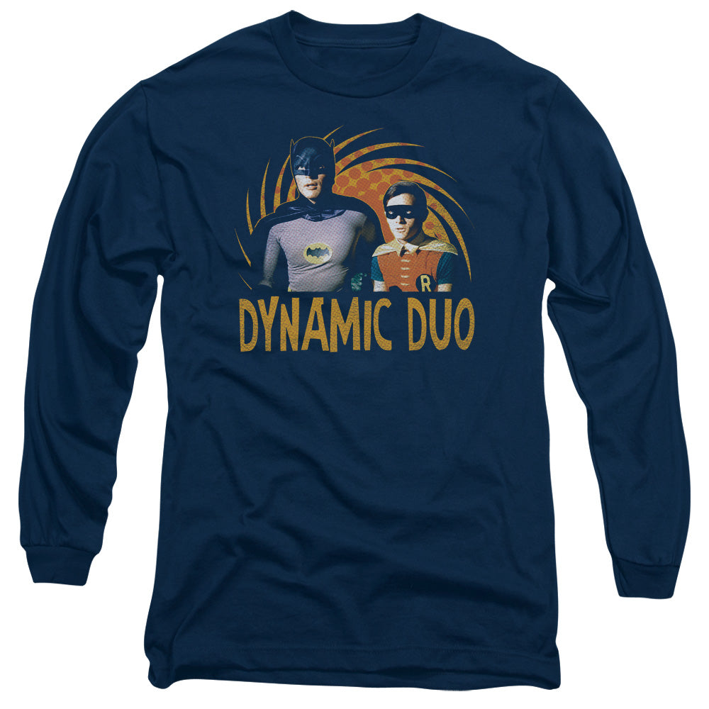 Batman Classic TV Series Dynamic Men's 18/1 Cotton Long-Sleeve T-Shirt
