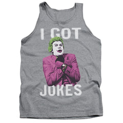 Batman Classic TV Series Got Jokes Men's 18/1 Cotton Tank Top
