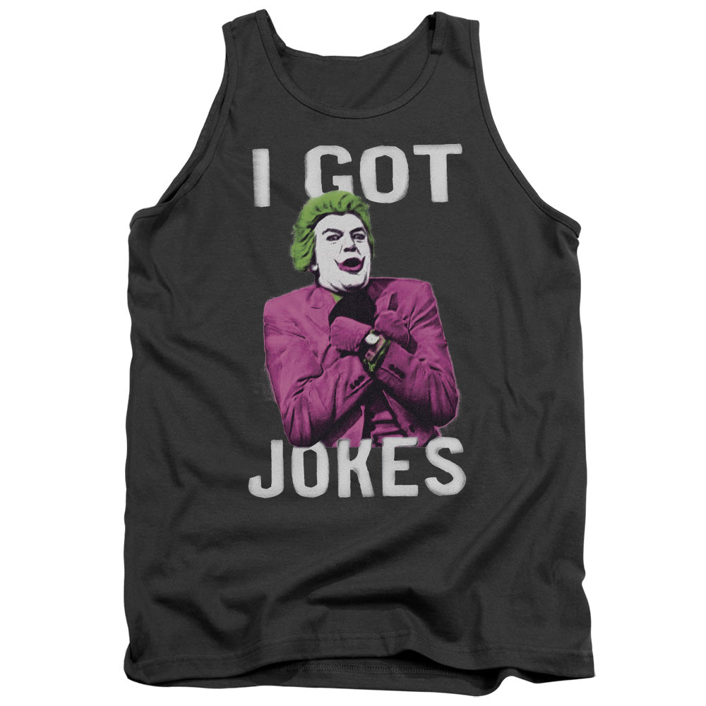 Batman Classic TV Series Got Jokes Men's 18/1 Cotton Tank Top