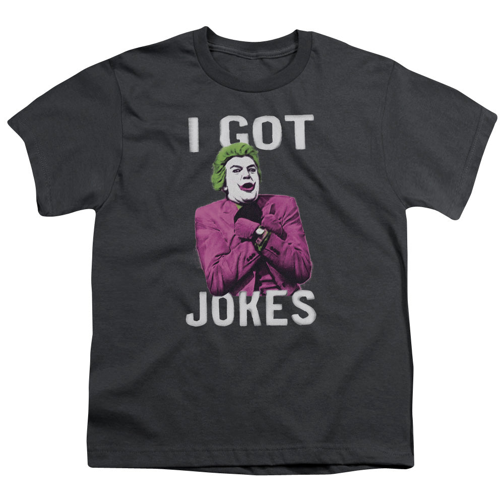 Batman Classic TV Series Got Jokes Youth 18/1 100% Cotton Short-Sleeve T-Shirt
