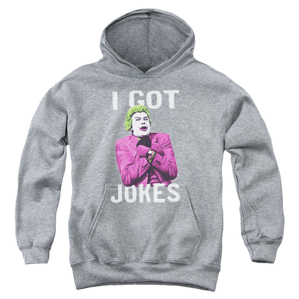 Batman Classic TV Series Got Jokes Youth Cotton Poly Pull-Over Hoodie