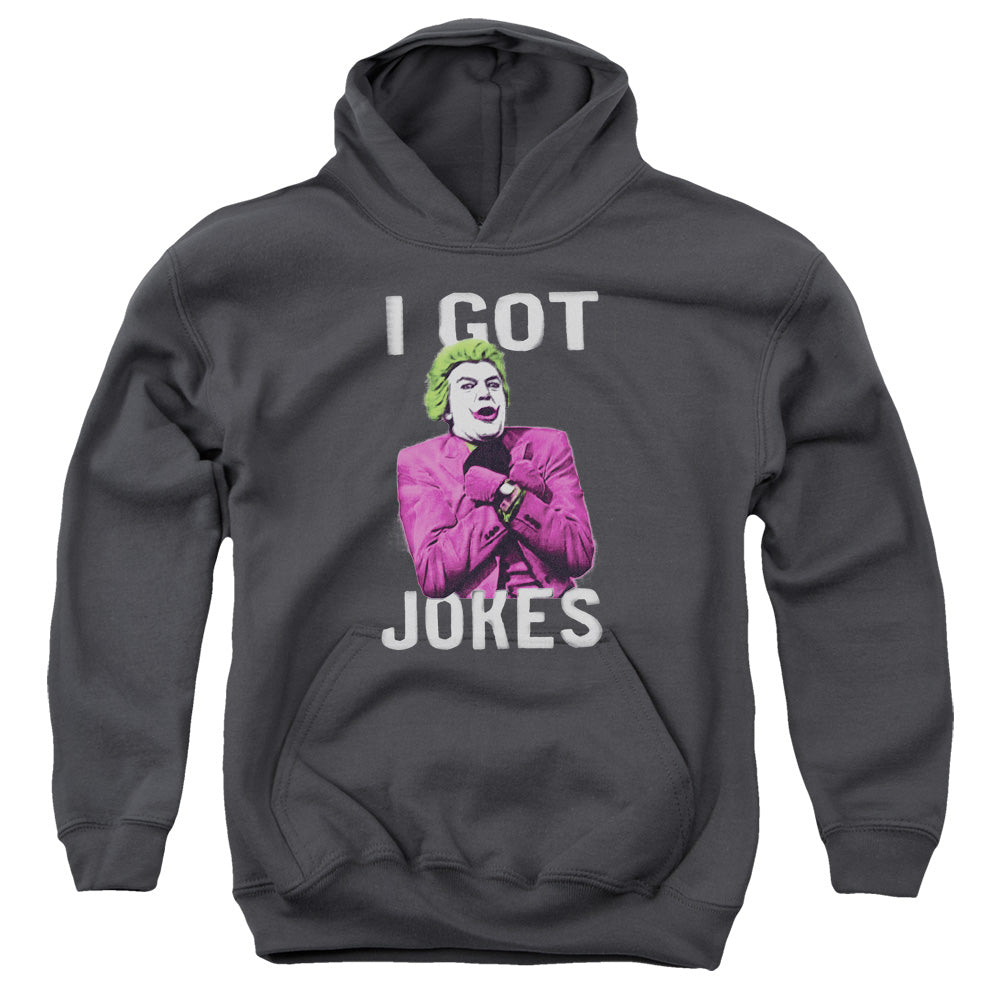 Batman Classic TV Series Got Jokes Youth Cotton Poly Pull-Over Hoodie