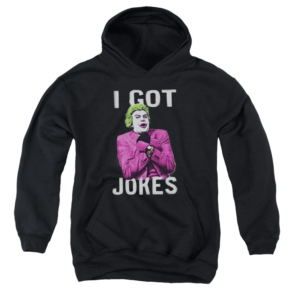 Batman Classic TV Series Got Jokes Youth Cotton Poly Pull-Over Hoodie