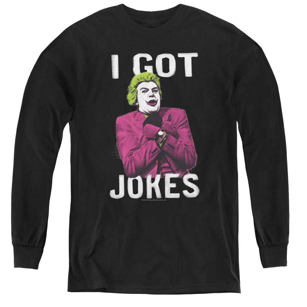 Batman Classic TV Series Got Jokes Youth Long-Sleeve T-Shirt