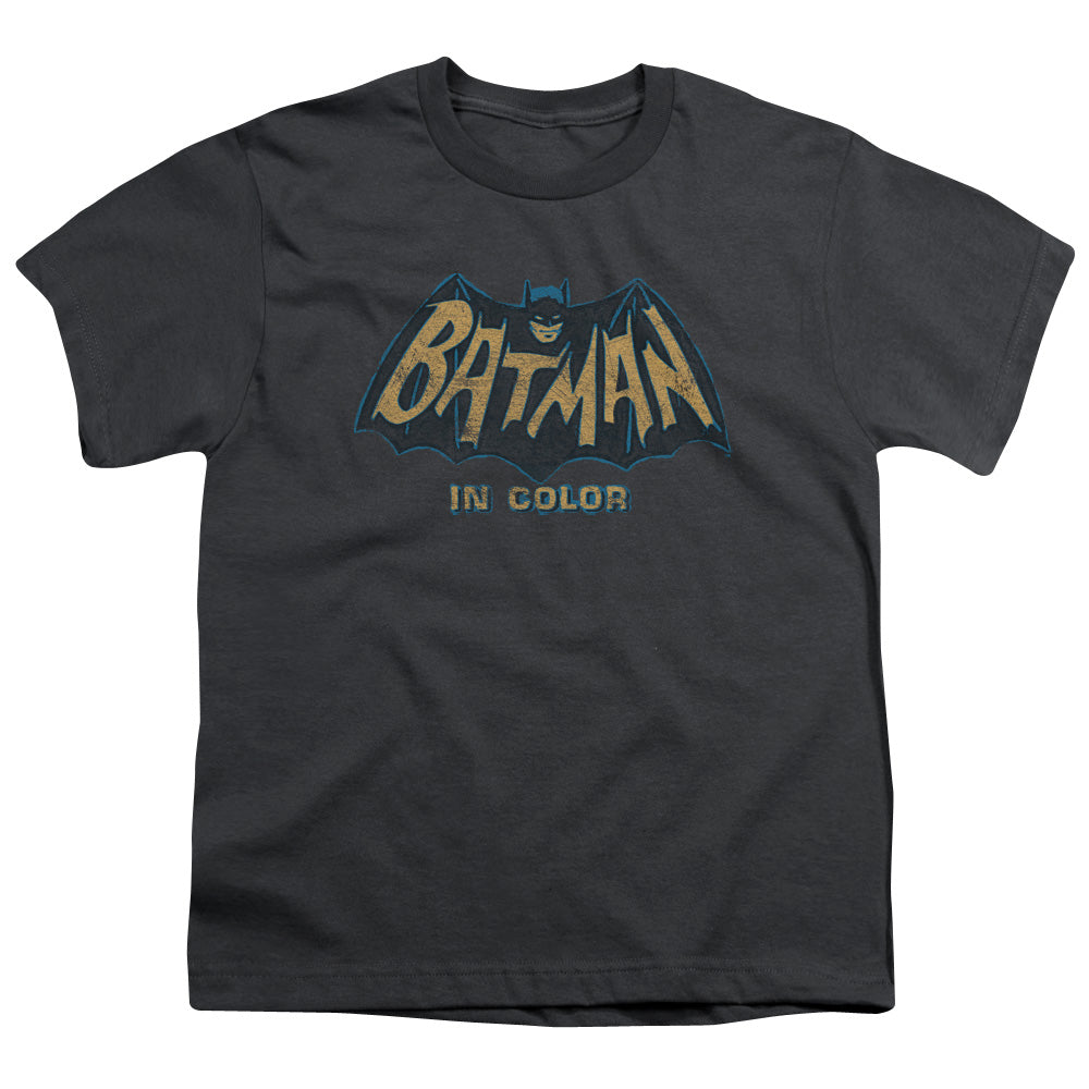 Batman Classic TV Series In Color Youth 18/1 100% Cotton Short-Sleeve T-Shirt
