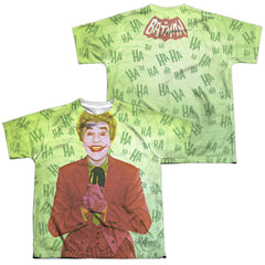 Batman Classic TV Series Jokes On You (Front/Back Print) Youth Regular Fit Poly Short-Sleeve T-Shirt