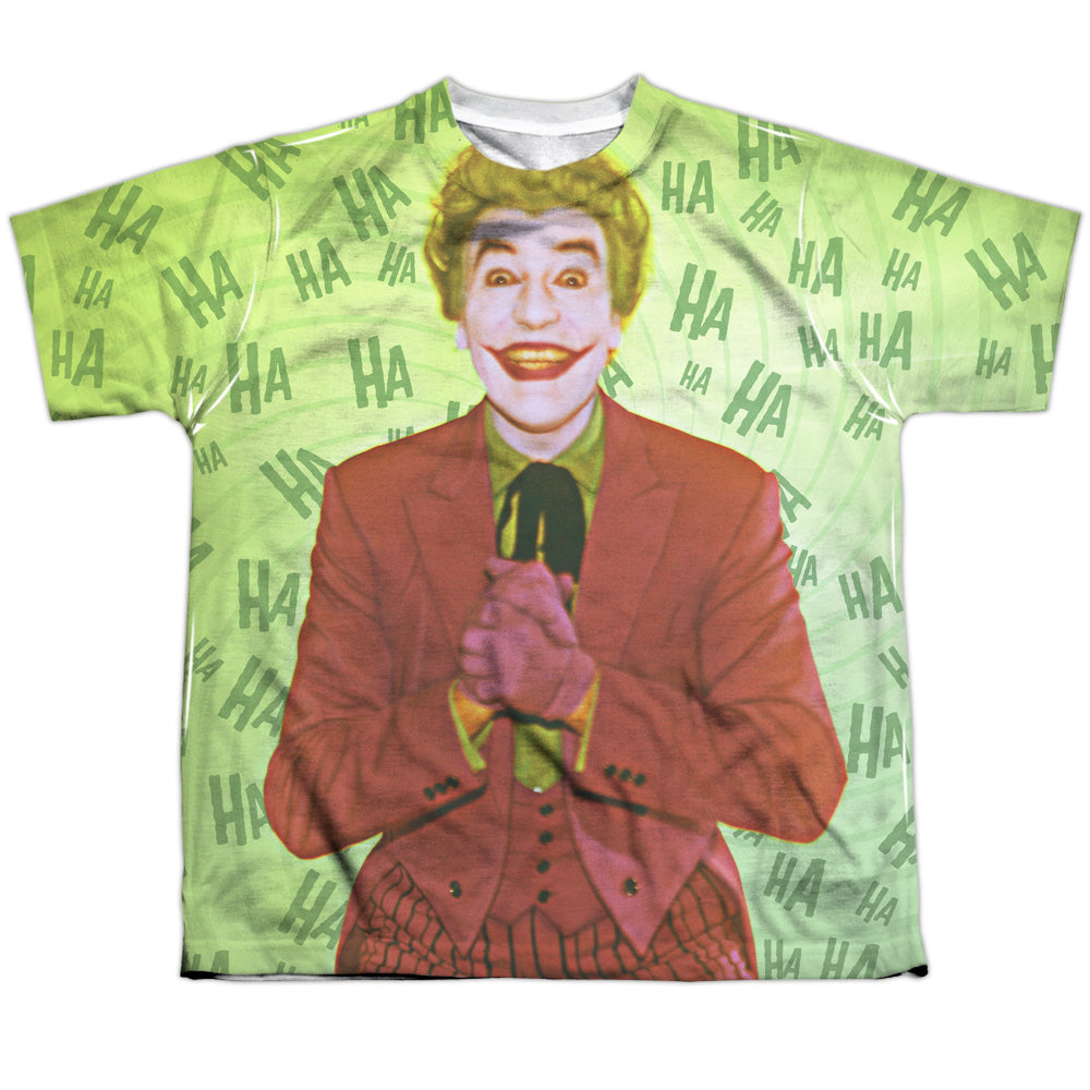 Batman Classic TV Series Jokes On You Youth Regular Fit Poly Short-Sleeve T-Shirt