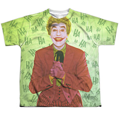 Batman Classic TV Series Jokes On You Youth Regular Fit Poly Short-Sleeve T-Shirt