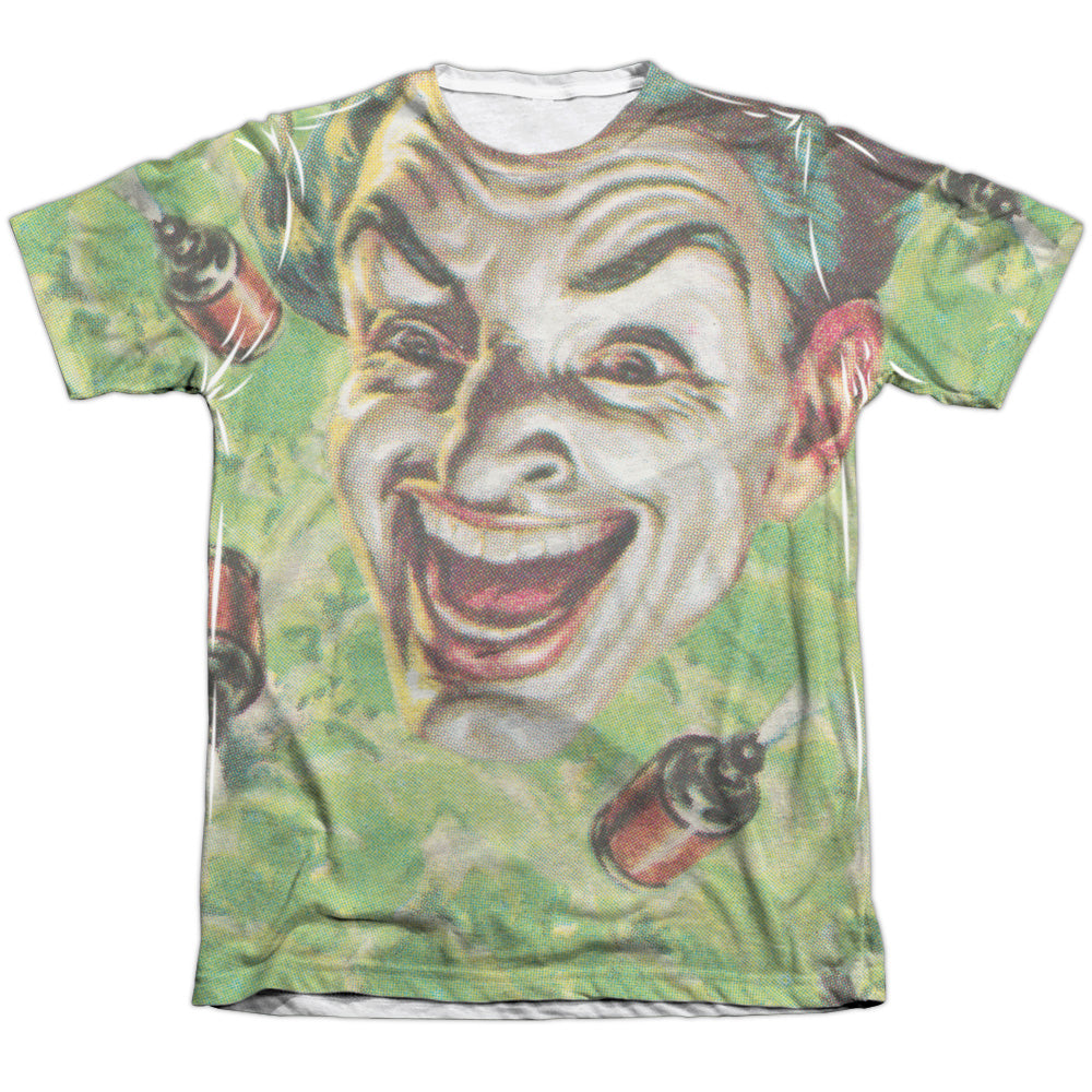 Batman Classic TV Series Laugh Gas Men's Regular Fit Poly Cotton Short-Sleeve T-Shirt