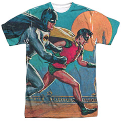 Batman Classic TV Series Lets Go Men's Regular Fit Polyester Short-Sleeve T-Shirt