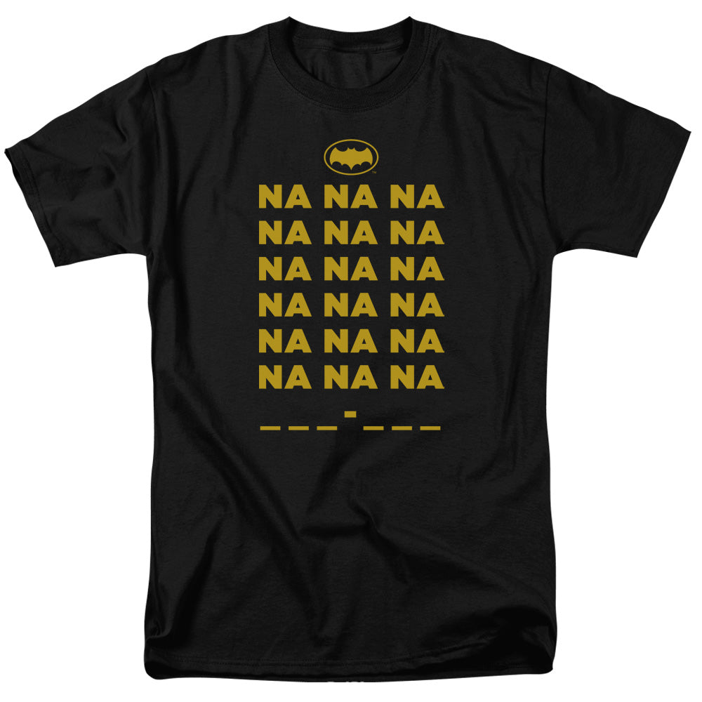 Batman Classic TV Series Na Na Na Men's 18/1 Cotton Short-Sleeve T-Shirt