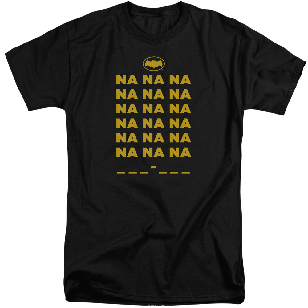 Batman Classic TV Series Na Na Na Men's 18/1 Tall Cotton Short-Sleeve T-Shirt