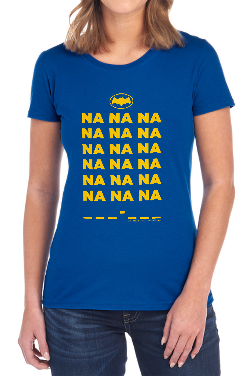 Batman Classic TV Series Na Na Na Women's 18/1 Cotton Short-Sleeve T-Shirt