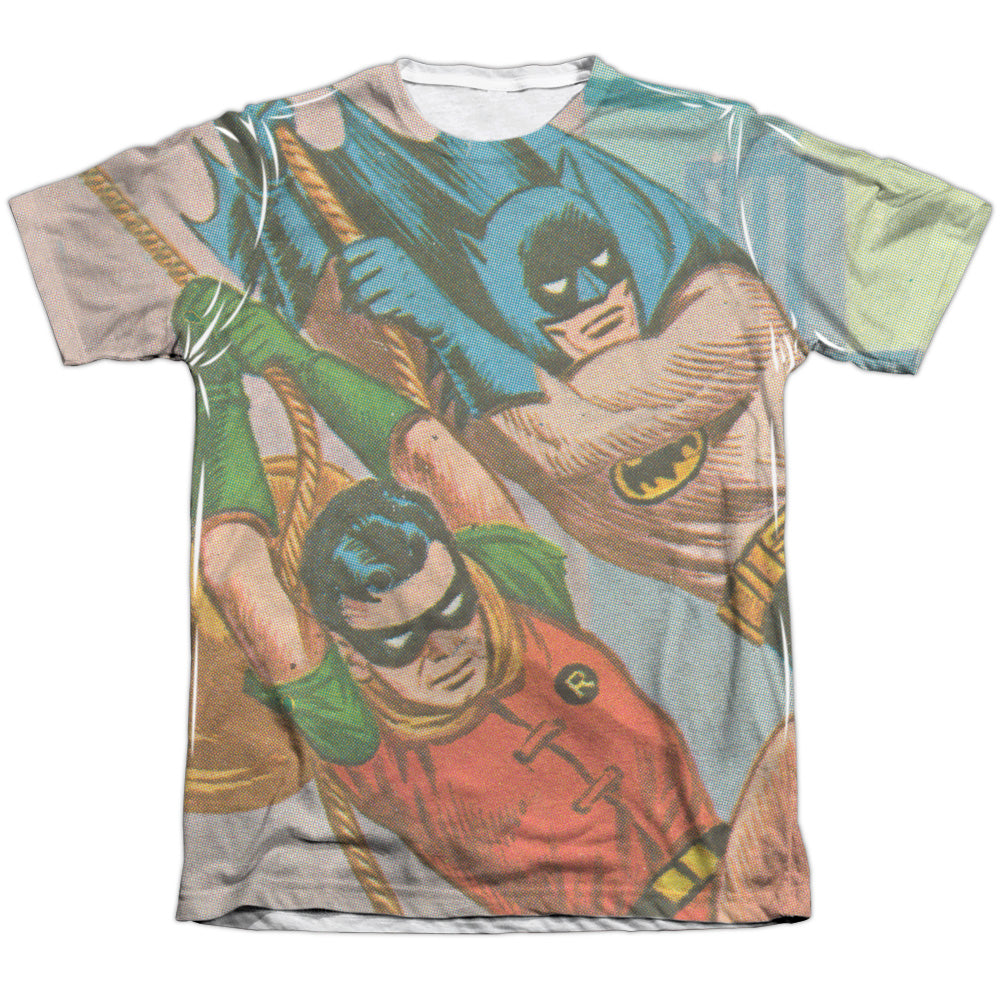 Batman Classic TV Series Nightly Patrol Men's Regular Fit Poly Cotton Short-Sleeve T-Shirt