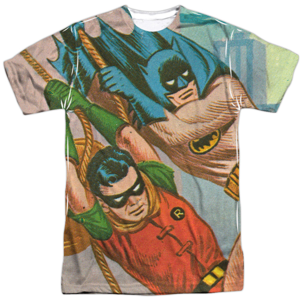 Batman Classic TV Series Nightly Patrol Men's Regular Fit Polyester Short-Sleeve T-Shirt