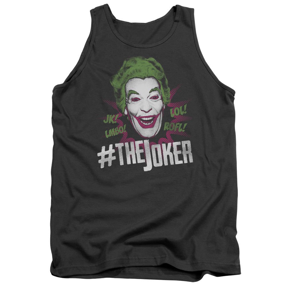 Batman Classic TV Series #Joker Men's 18/1 Cotton Tank Top