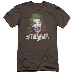 Batman Classic TV Series #Joker Men's Ultra-Soft 30/1 Cotton Slim Short-Sleeve T-Shirt