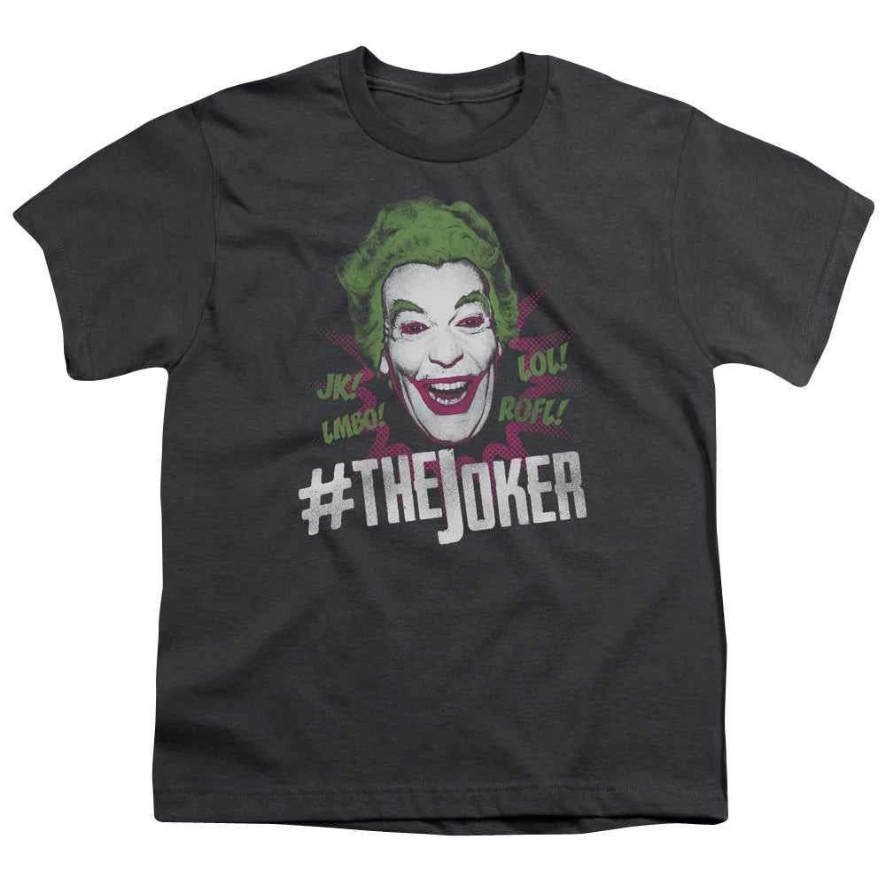 Batman Classic TV Series #Joker Youth 18/1 100% Cotton Short-Sleeve T-Shirt