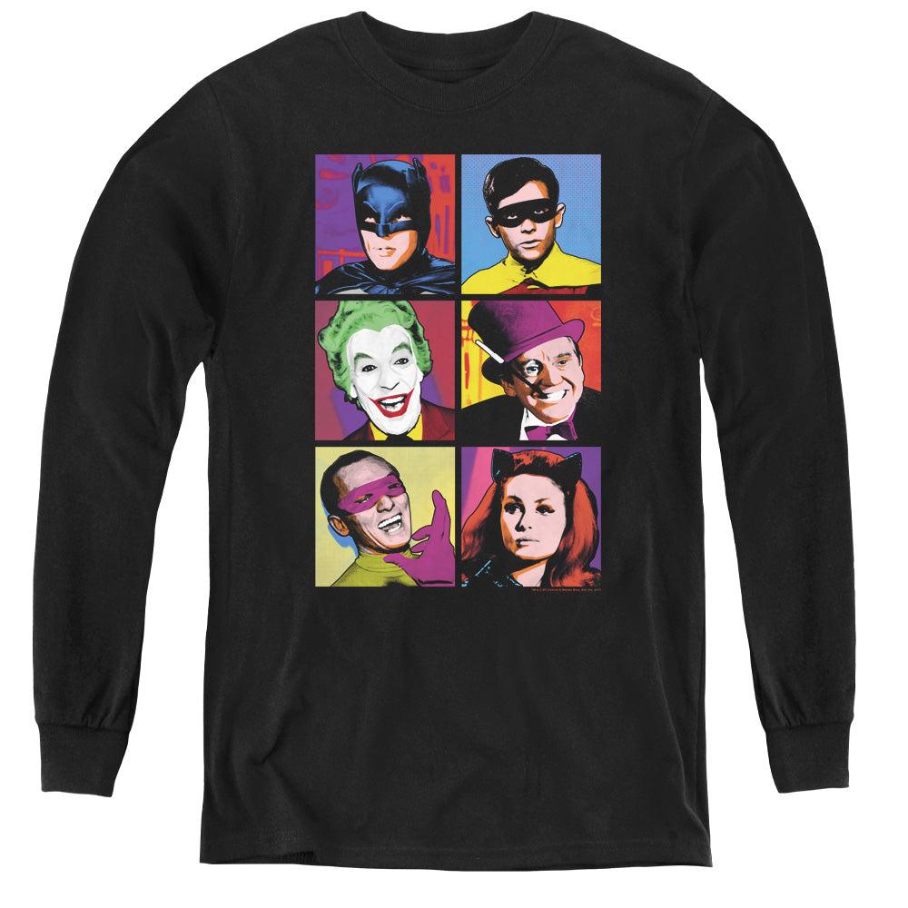 Batman Classic TV Series Pop Cast Youth Long-Sleeve T-Shirt