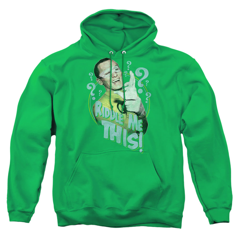 Batman Classic TV Series Riddle Me This Men's Pull-Over 75 25 Poly Hoodie