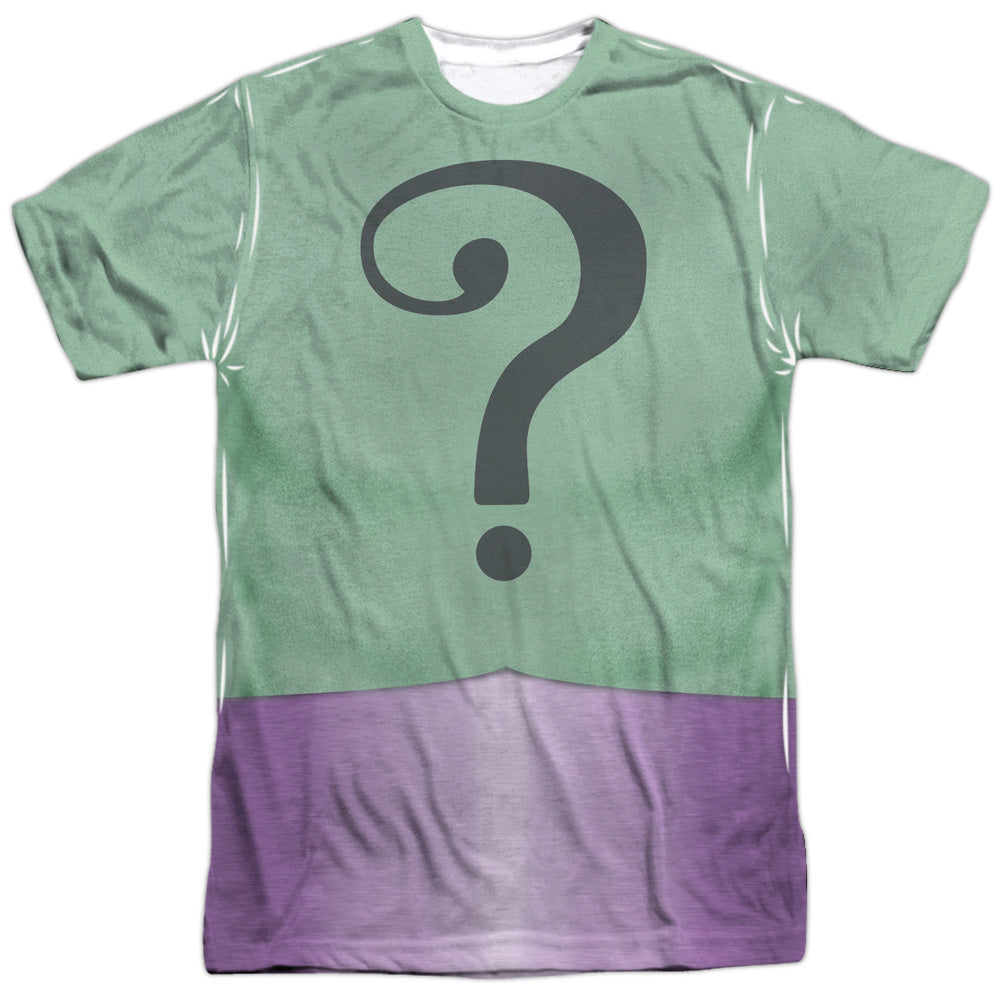 Batman Classic TV Series Riddler Uniform Men's Regular Fit Polyester Short-Sleeve T-Shirt