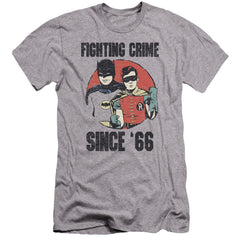 Batman Classic TV Series Since 66 Men's Ultra-Soft 30/1 Cotton Slim Short-Sleeve T-Shirt