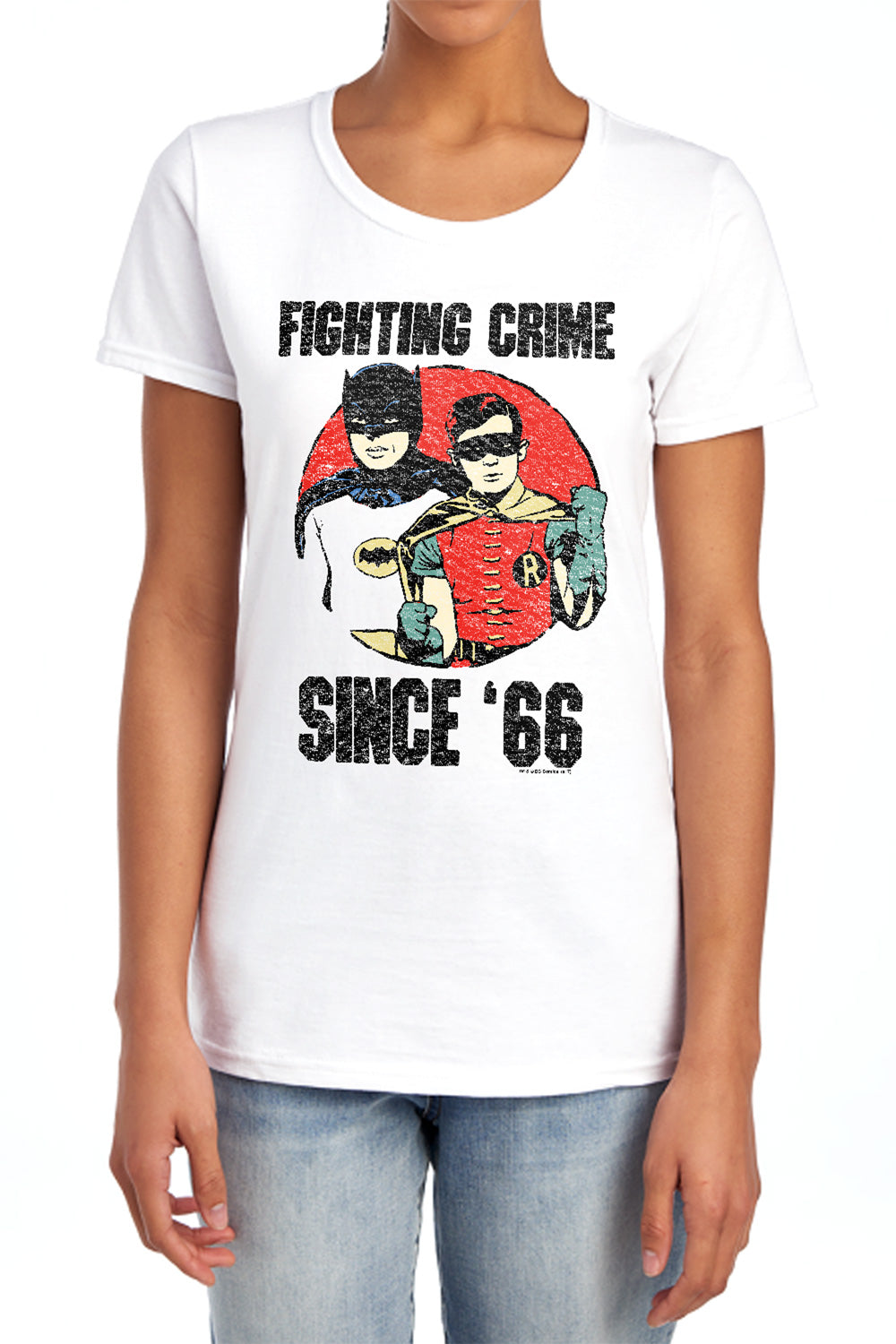 Batman Classic TV Series Since 66 Women's 18/1 Cotton Short-Sleeve T-Shirt