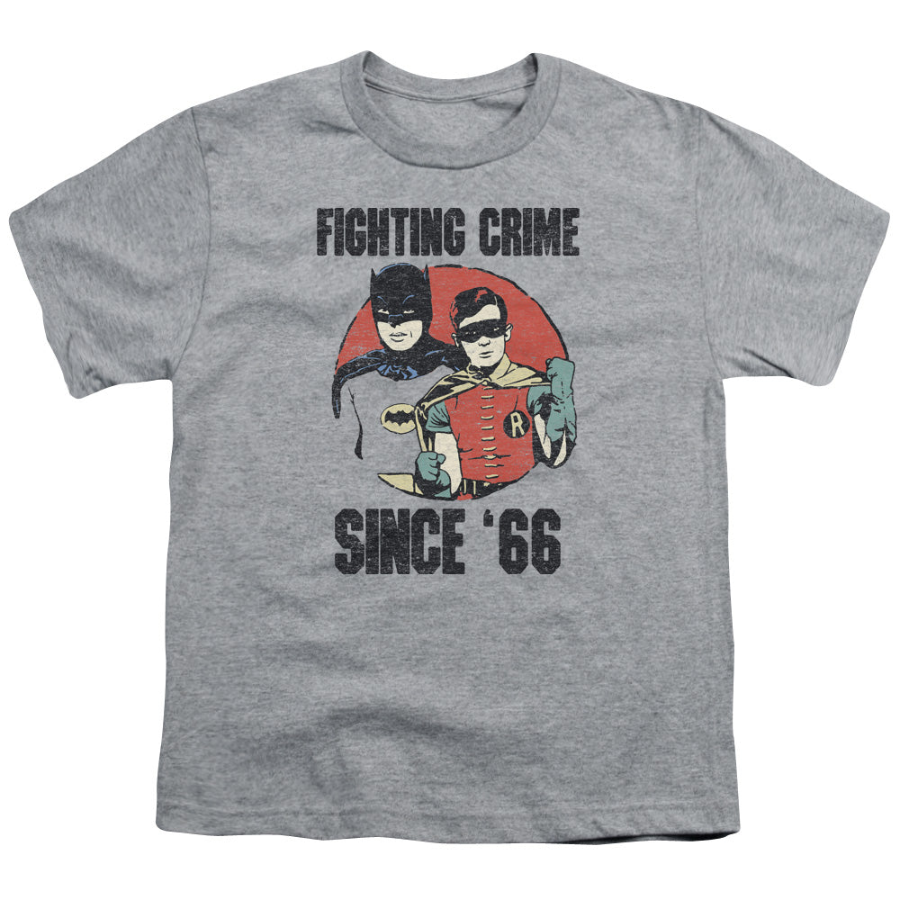 Batman Classic TV Series Since 66 Youth 18/1 100% Cotton Short-Sleeve T-Shirt