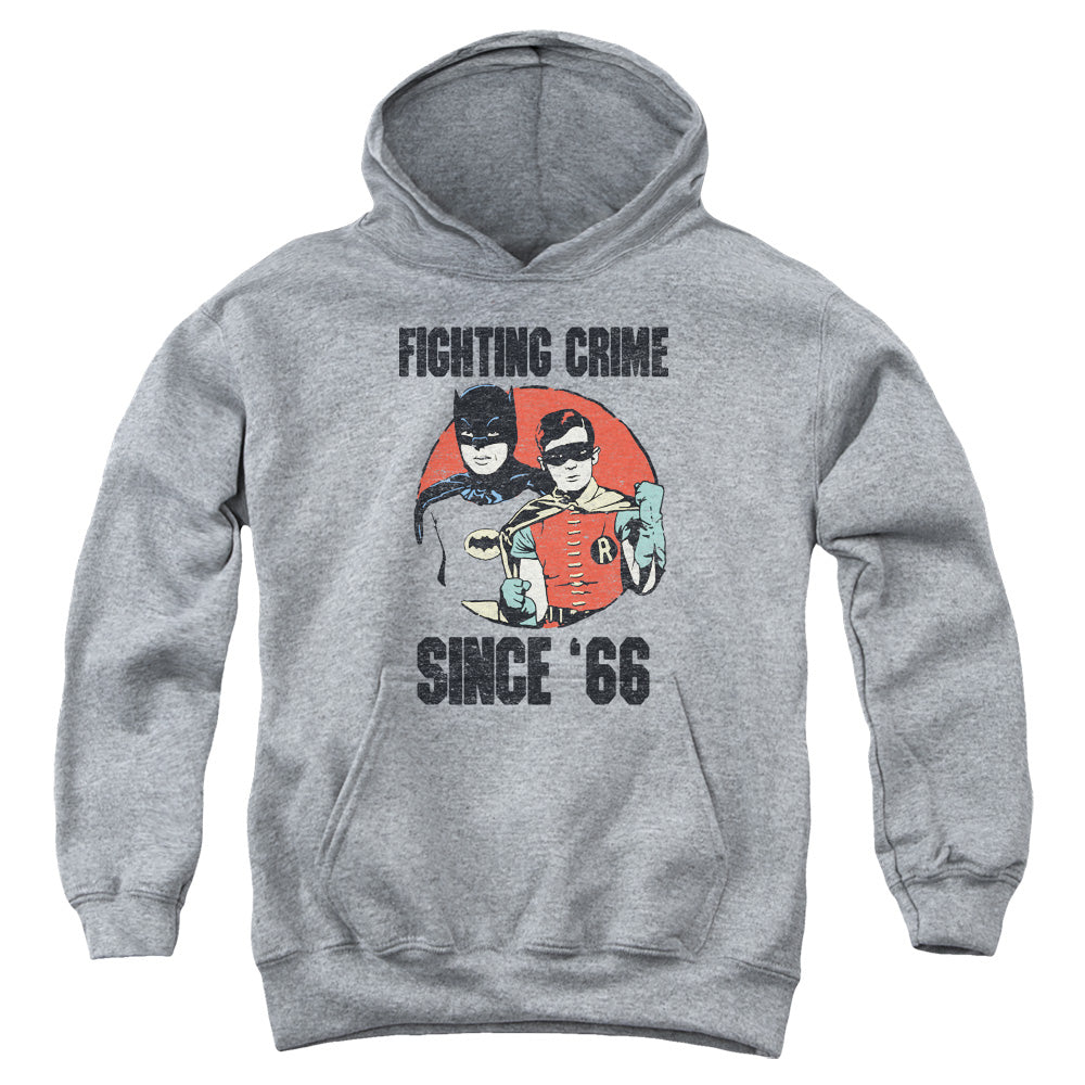 Batman Classic TV Series Since 66 Youth Cotton Poly Pull-Over Hoodie