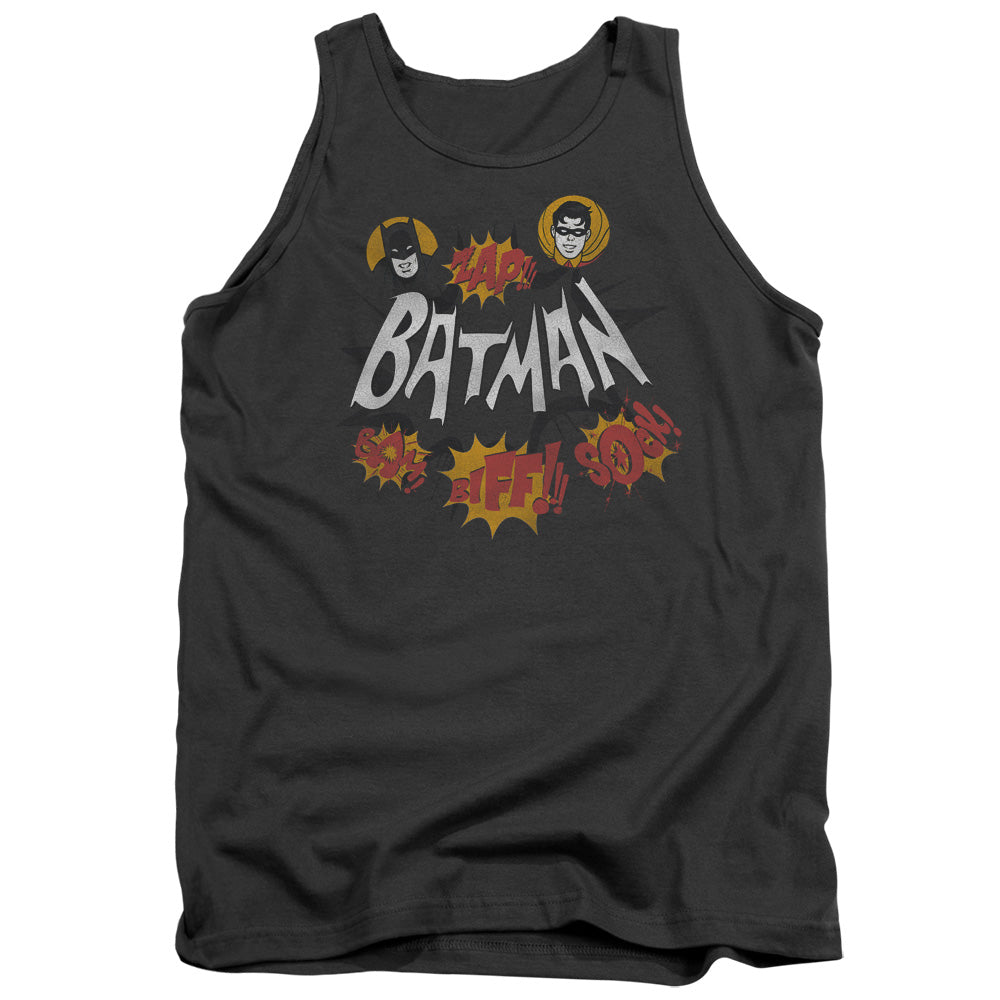 Batman Classic TV Series Sound Effects Men's 18/1 Cotton Tank Top