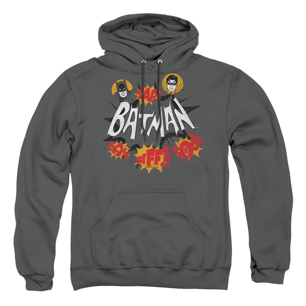Batman Classic TV Series Sound Effects Men's Pull-Over 75 25 Poly Hoodie