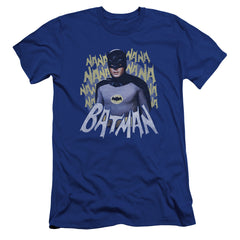 Batman Classic TV Series Theme Song Men's Ultra-Soft 30/1 Cotton Slim Short-Sleeve T-Shirt