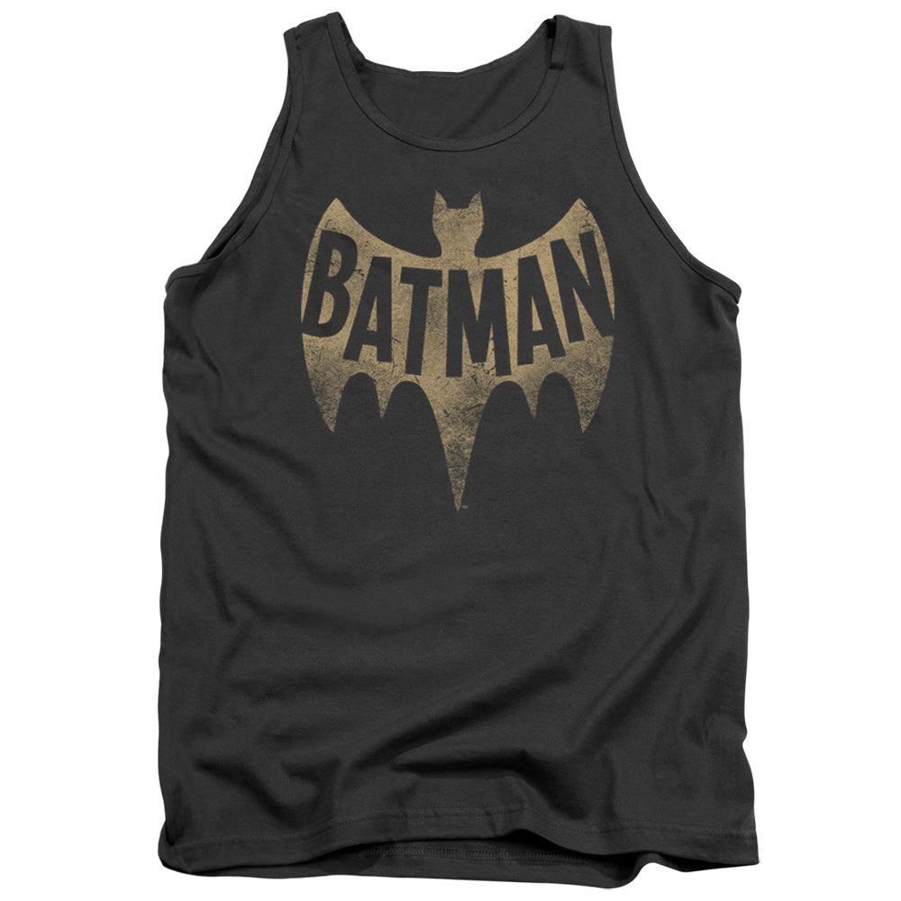 Batman Classic TV Series Vintage Logo Men's 18/1 Cotton Tank Top
