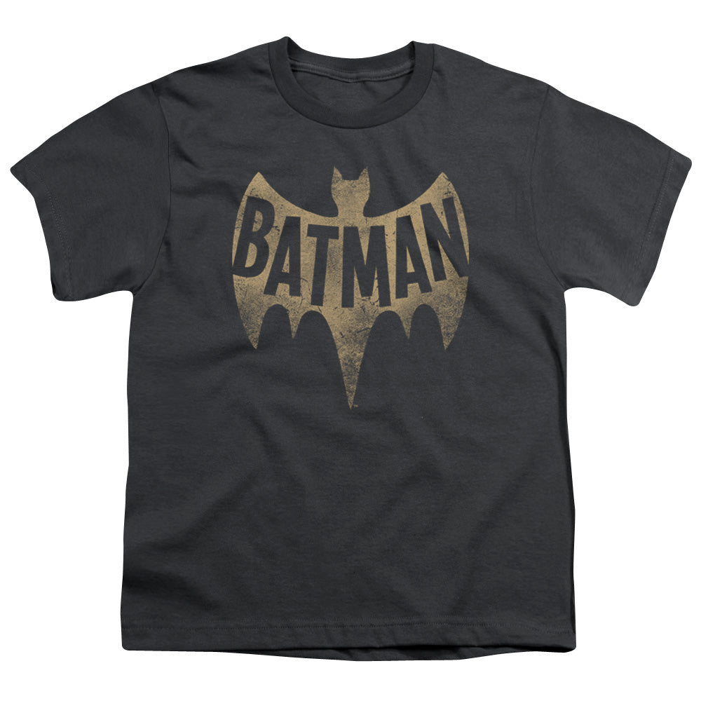 Batman Classic TV Series Vintage Logo Youth 18/1 100% Cotton Short-Sleeve T-Shirt