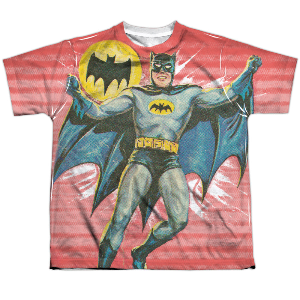 Batman Classic TV Series Wrong Question Youth Regular Fit Poly Short-Sleeve T-Shirt