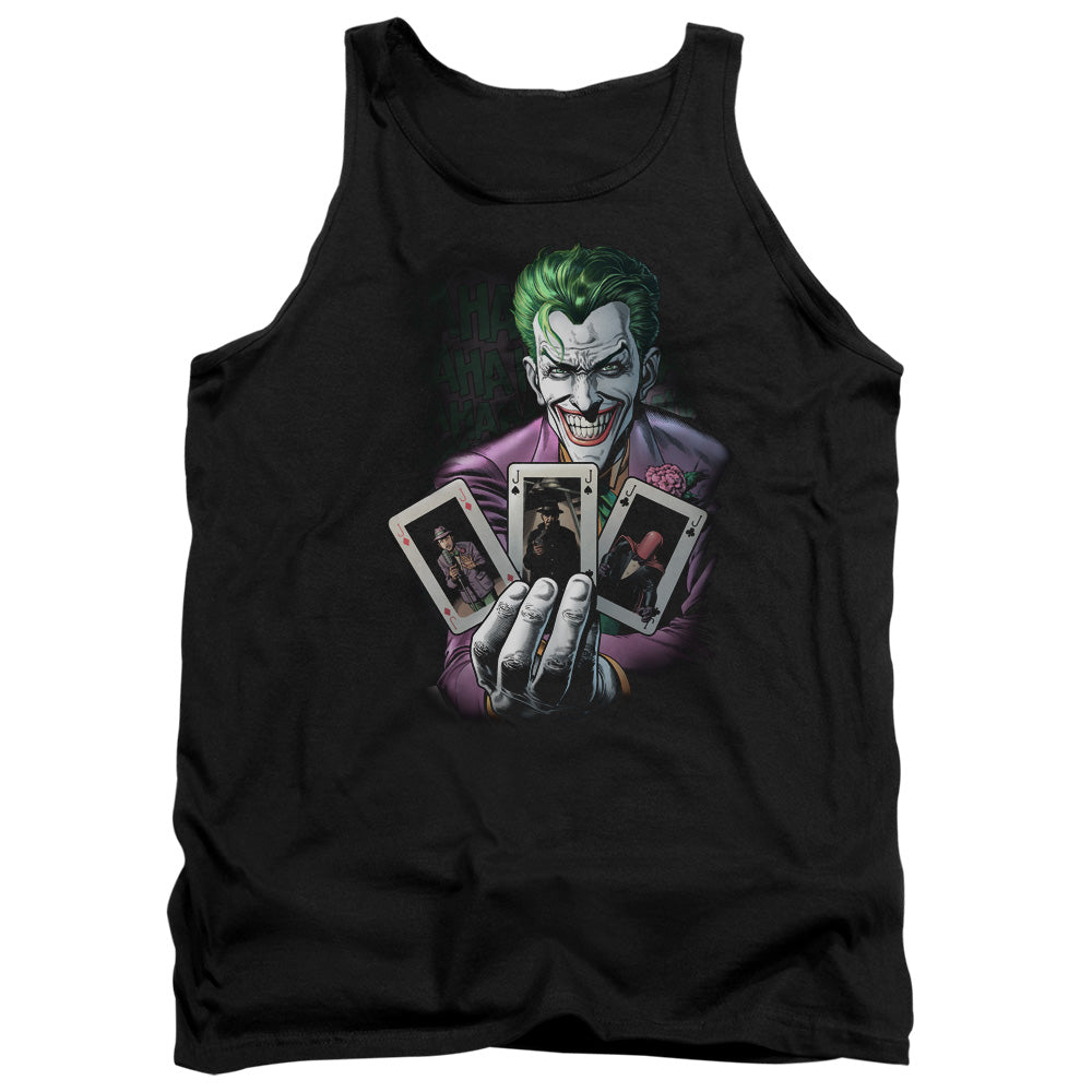 Batman Comics 3 Of A Kind Men's 18/1 Cotton Tank Top