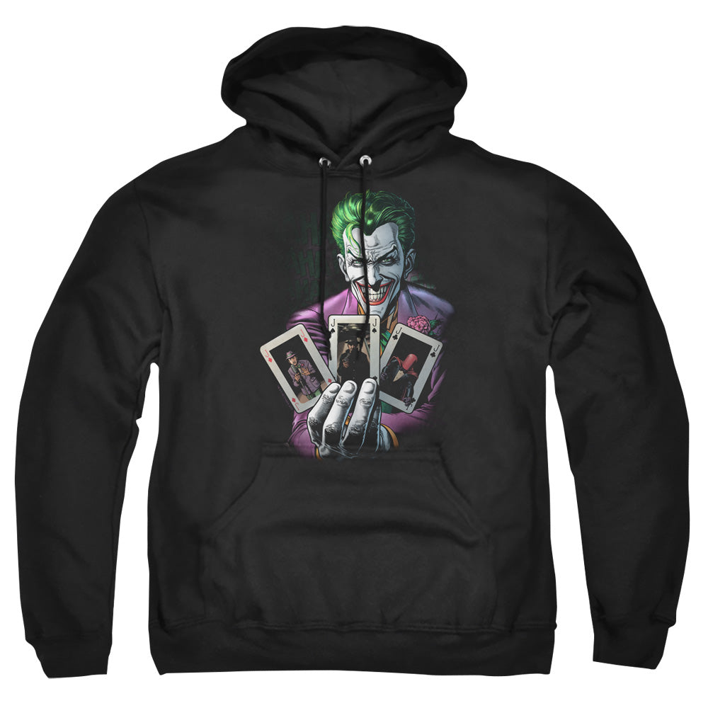 Batman Comics 3 Of A Kind Men's Pull-Over 75 25 Poly Hoodie