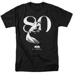 Batman Comics 80 Wall Men's 18/1 Cotton Short-Sleeve T-Shirt