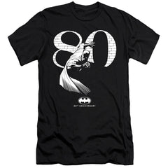 Batman Comics 80 Wall Men's Ultra-Soft 30/1 Cotton Slim Short-Sleeve T-Shirt