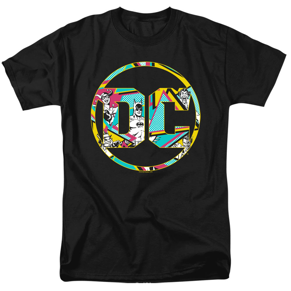 Batman Comics 80S Bat Logo Men's 18/1 Cotton Short-Sleeve T-Shirt