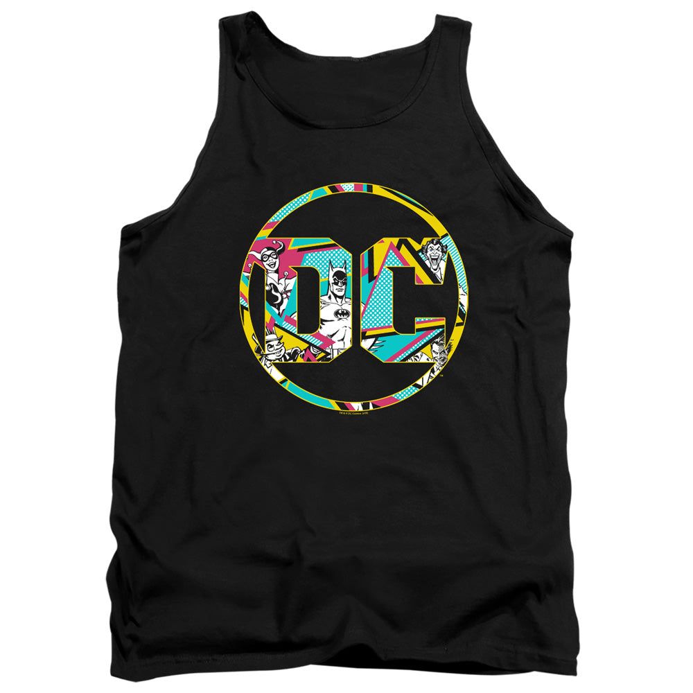 Batman Comics 80S Bat Logo Men's 18/1 Cotton Tank Top