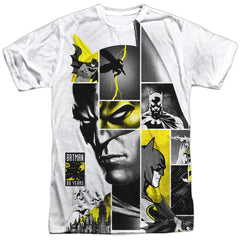 Batman Comics 80Th Panels Men's Regular Fit Polyester Short-Sleeve T-Shirt