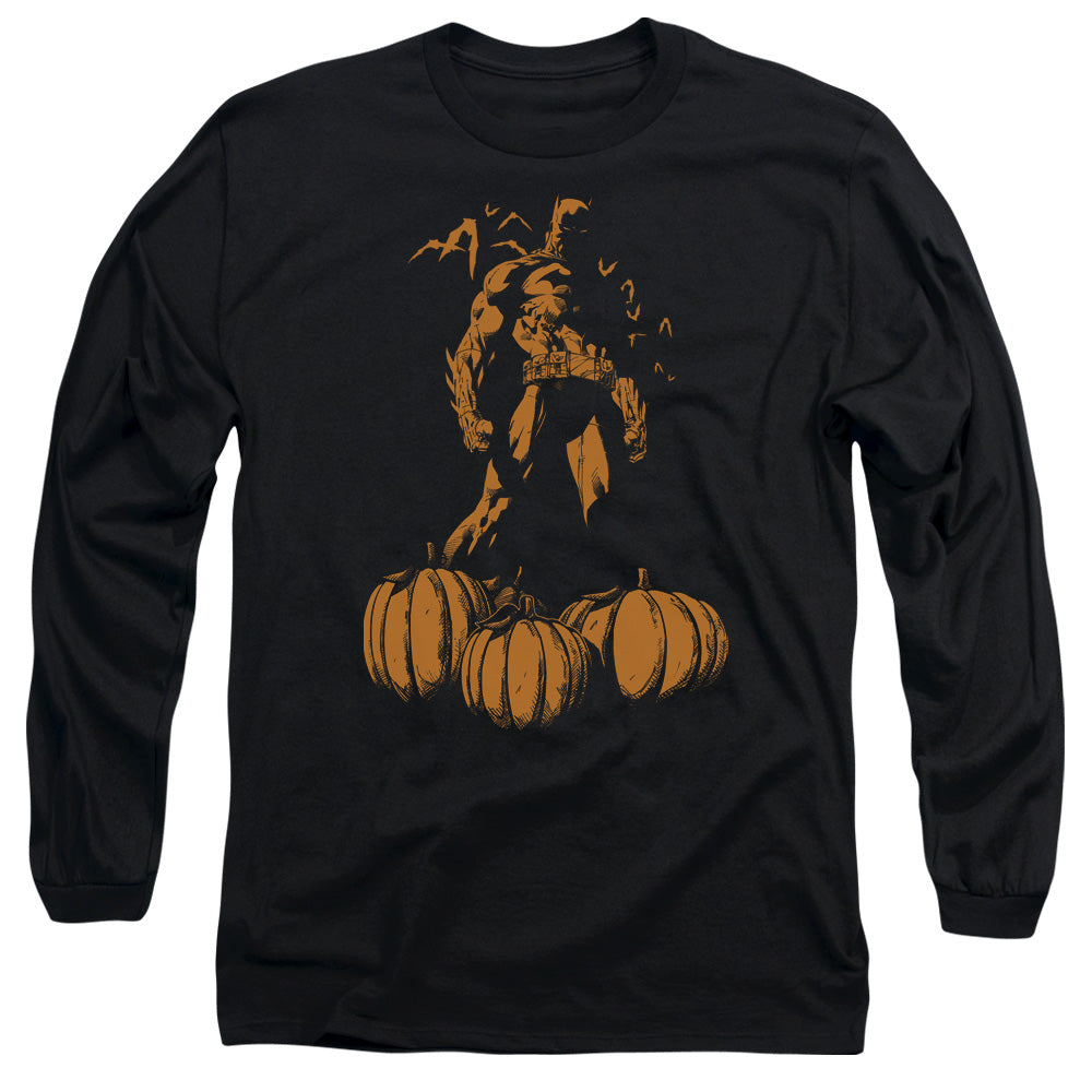 Batman Comics A Bat Among Pumpkins Men's 18/1 Cotton Long-Sleeve T-Shirt