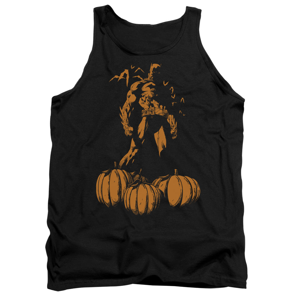 Batman Comics A Bat Among Pumpkins Men's 18/1 Cotton Tank Top