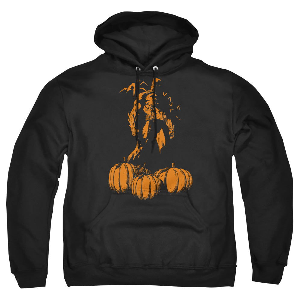 Batman Comics A Bat Among Pumpkins Men's Pull-Over 75 25 Poly Hoodie