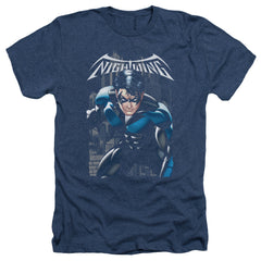 Batman Comics A Legacy Men's 30/1 Heather 60 40 Poly Short-Sleeve T-Shirt