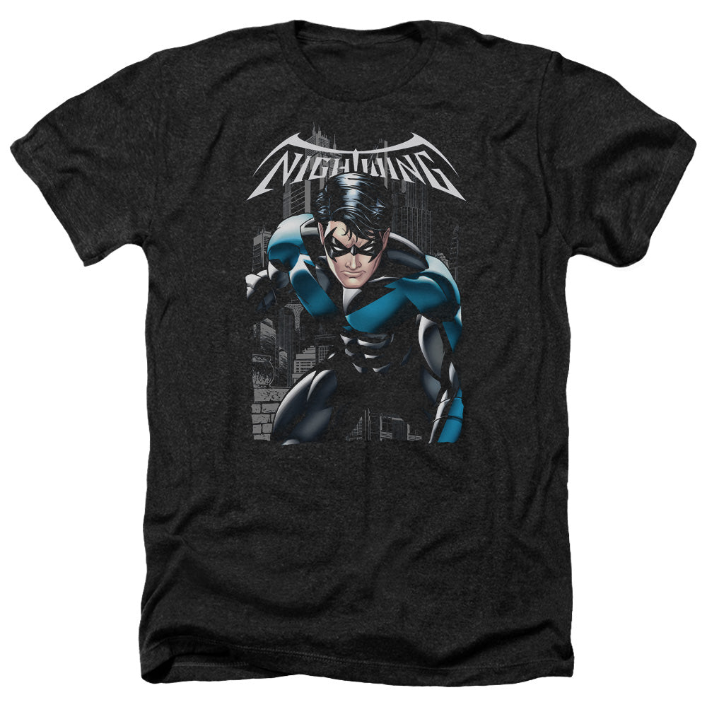 Batman Comics A Legacy Men's 30/1 Heather 60 40 Poly Short-Sleeve T-Shirt