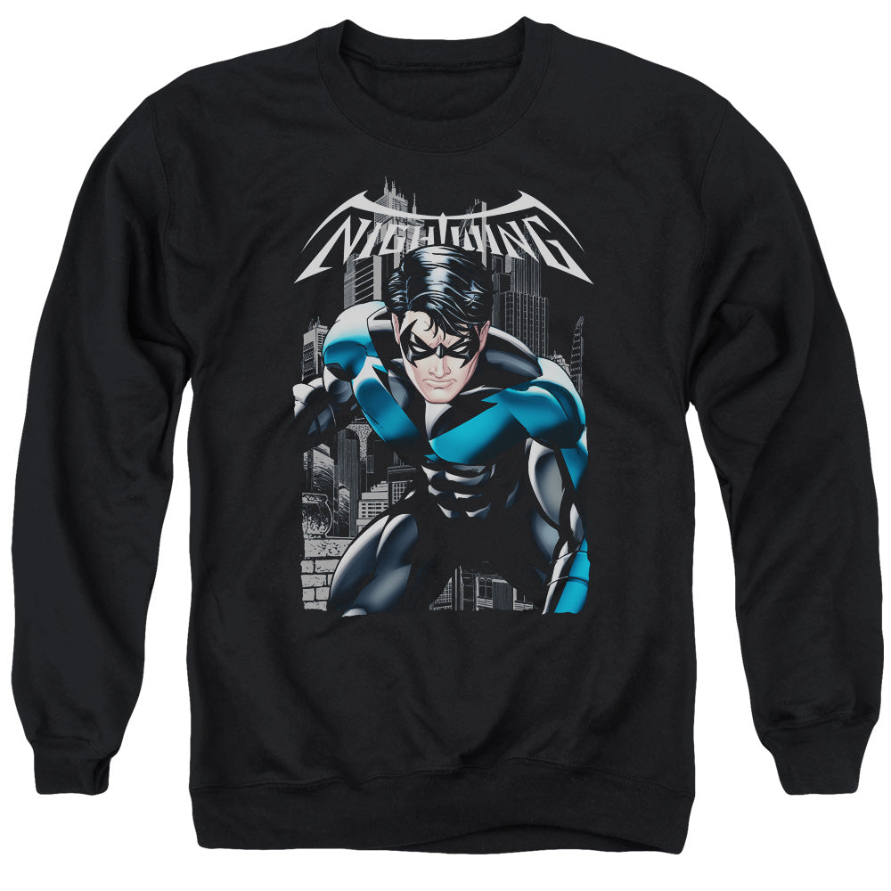 Batman Comics A Legacy Men's Crewneck 50 50 Poly Long-Sleeve T-Shirt