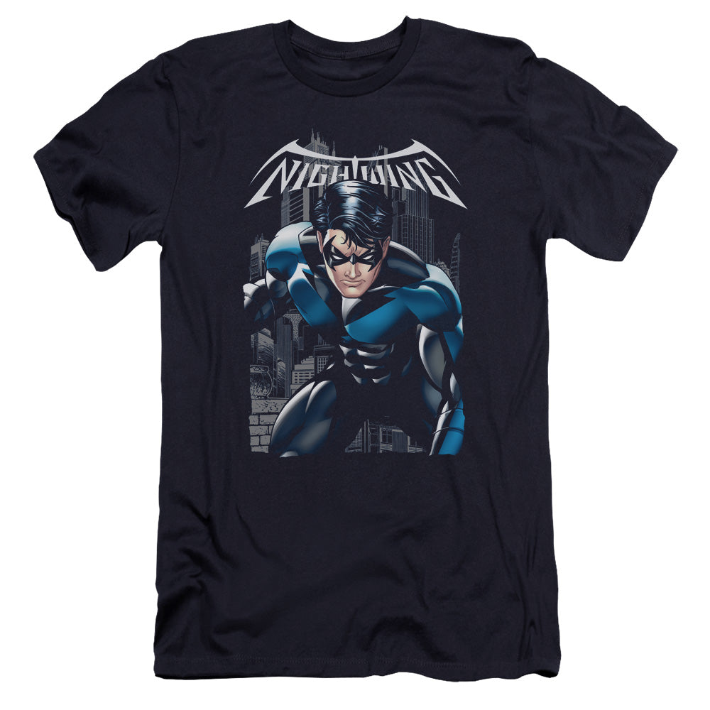 Batman Comics A Legacy Men's Ultra-Soft 30/1 Cotton Slim Short-Sleeve T-Shirt