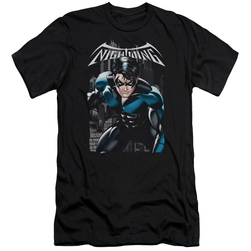 Batman Comics A Legacy Men's Ultra-Soft 30/1 Cotton Slim Short-Sleeve T-Shirt
